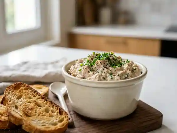 Rillettes de thon au yaourt léger et savoureux - Photo de présentation