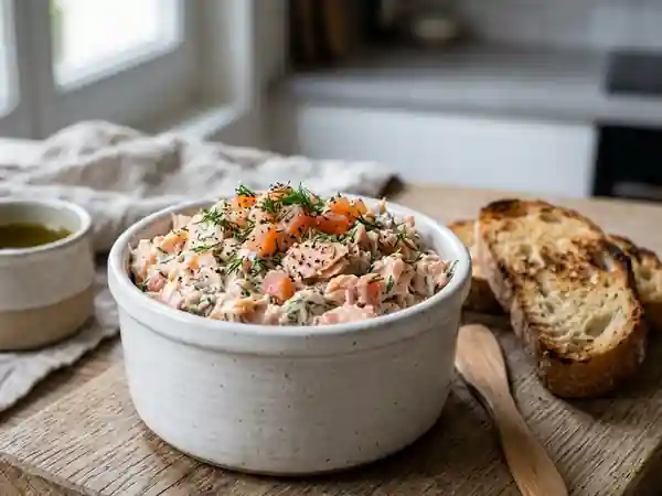 Rillettes onctueuses aux deux saumons - Photo de présentation