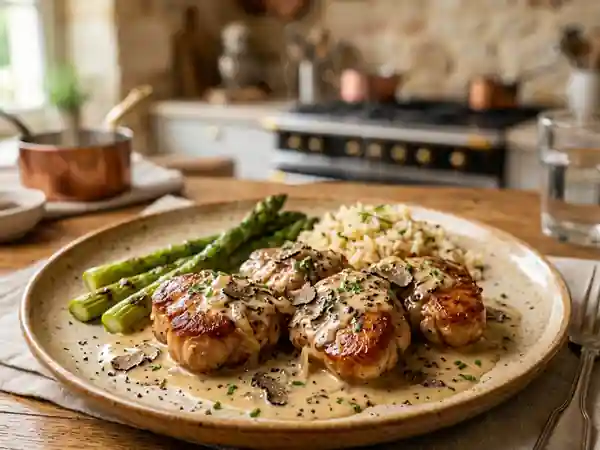 Ris de veau fondants à la truffe noire - Photo de présentation