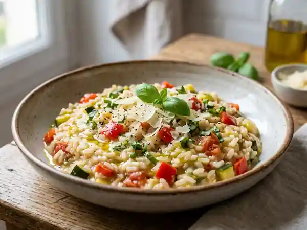 Risotto Onctueux aux Légumes du Soleil - Photo de présentation