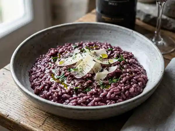 Risotto intense à l'Amarone della Valpolicella - Photo de présentation