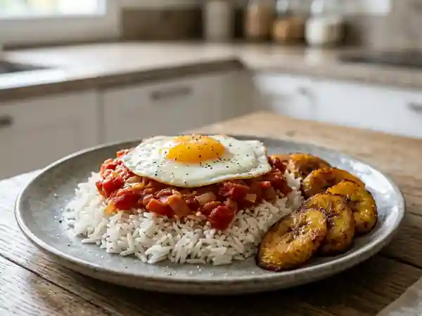 Riz à la cubaine traditionnel : recette simple et savoureuse - Photo de présentation