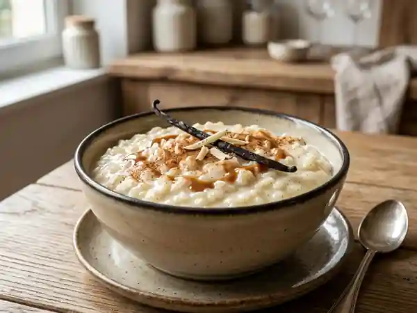 Riz au Lait Crémeux à la Bonne-Maman : Recette Traditionnelle Gourmande - Photo de présentation