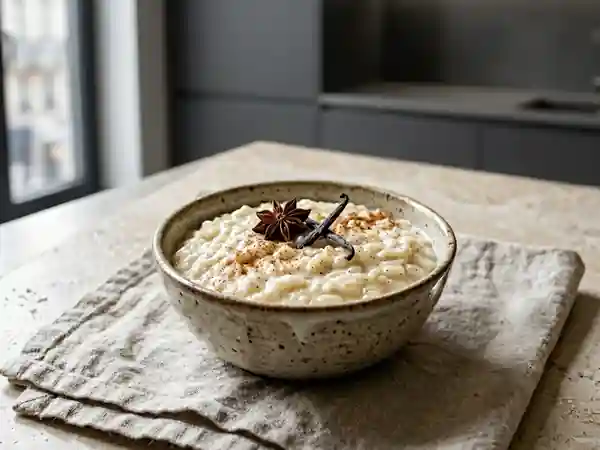 Riz au lait fondant et vanillé - Photo de présentation