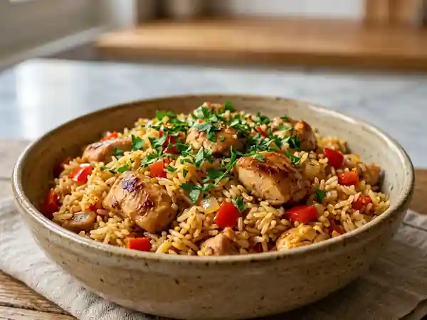 Riz au Poulet Fondant et Parfumé - Photo de présentation