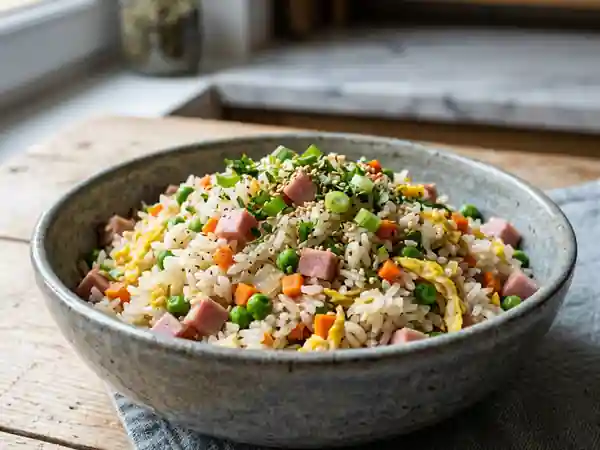 Riz cantonais aux petits légumes croquants - Photo de présentation