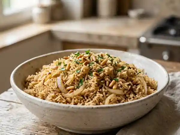 Riz Libanais Parfumé aux Pignons Grillés - Photo de présentation