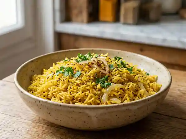 Riz Pilaf aux Épices Douces et Parfumées - Photo de présentation