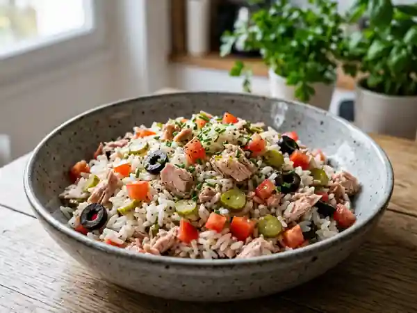 Riz au Thon Fondant et Olives Noires - Photo de présentation