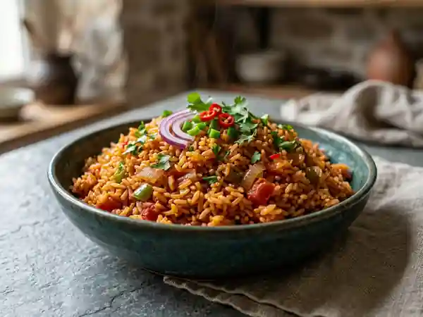 Riz sénégalais fondant et pimenté - Photo de présentation