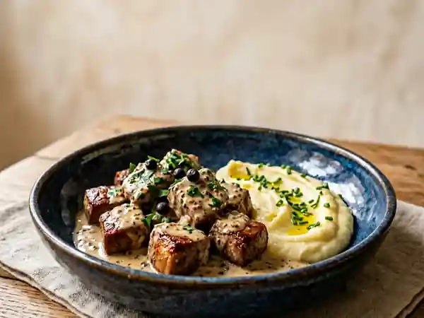 Rognons de veau crémeux au genièvre - Photo de présentation