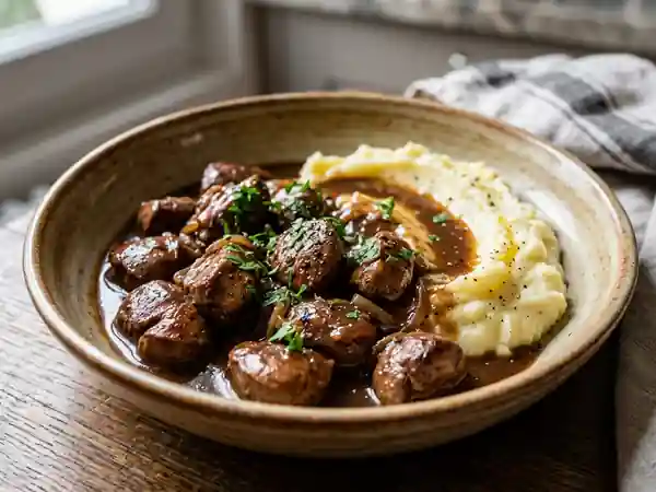 Rognons de veau fondants au madère - Photo de présentation
