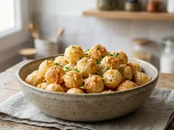 Rondinis Soufflés au Fromage et Poivre - Photo de présentation