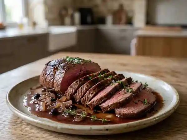 Rosbif Alsacien Mariné au Vin Rouge - Photo de présentation