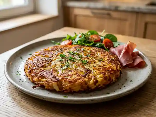 Rösti des vignerons : recette traditionnelle suisse savoureuse - Photo de présentation