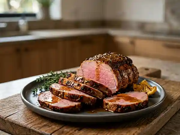 Rôti de veau fondant au paprika et cumin - Photo de présentation