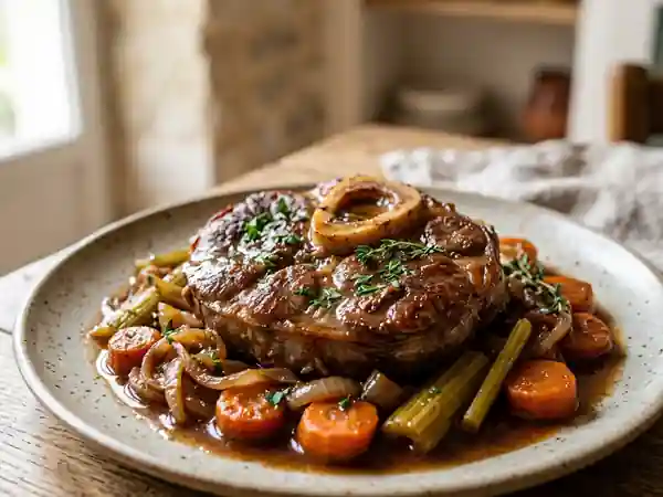 Rouelle de veau fondante à la bretonne - Photo de présentation