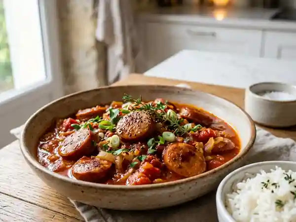 Rougail Saucisse Fumé et Pimenté - Photo de présentation
