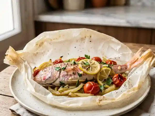 Rougets fondants au fenouil et citron - Photo de présentation