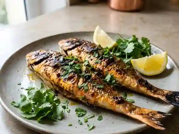 Rougets grillés au cumin et citron - Photo de présentation
