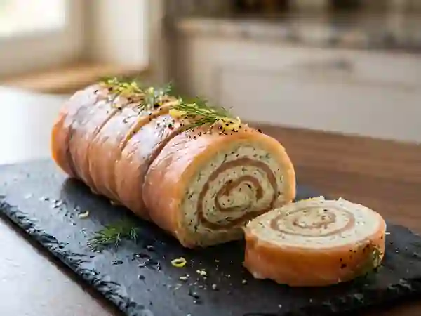 Roulé Fondant à la Truite et Aneth Citronnée - Photo de présentation