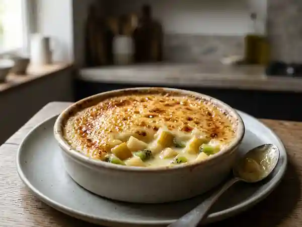 Sabayon Gratiné Poire et Kiwi Fondant - Photo de présentation