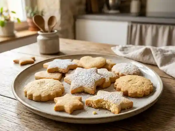 Sablés Amandine de Noël : Biscuits Fondants aux Amandes - Photo de présentation