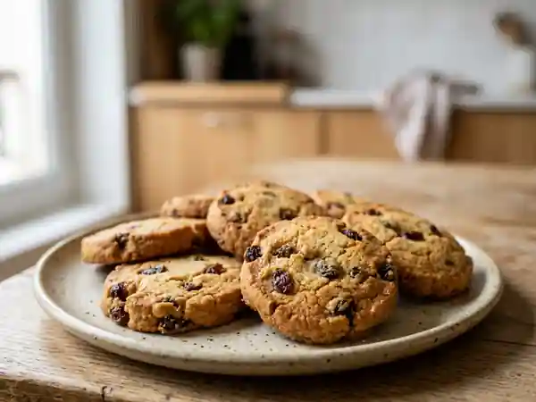 Sablés aux raisins macérés au rhum : recette gourmande et facile - Photo de présentation