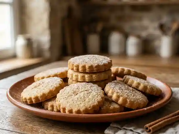 Sablés croustillants à la cannelle et vanille - Photo de présentation