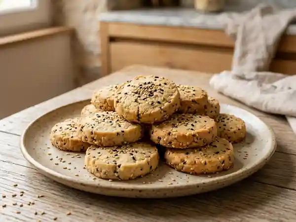 Sablés croustillants au sésame : recette facile et gourmande - Photo de présentation