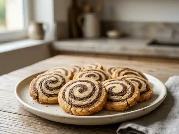 Sablés marbrés maison : biscuits fondants au chocolat et vanille - Photo de présentation