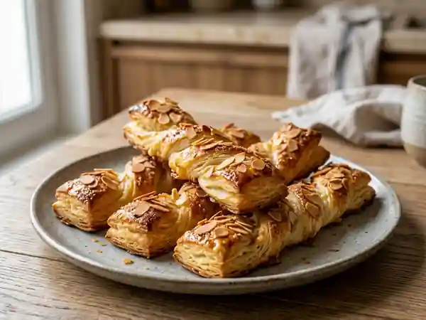Sacristains feuilletés aux amandes - Photo de présentation