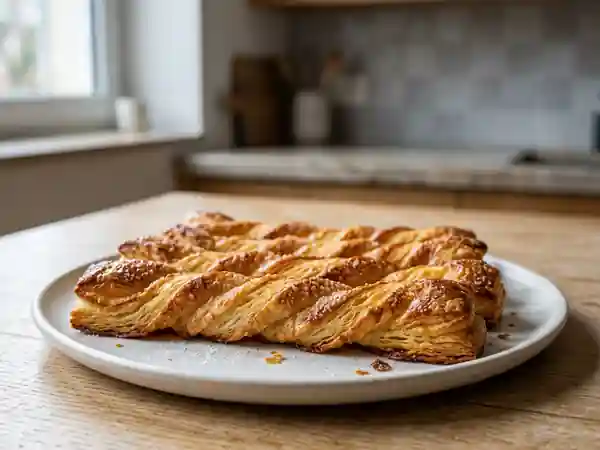 Sacristains feuilletés au sucre croustillants - Photo de présentation