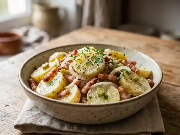 Salade Alsacienne Traditionnelle : Recette Fraîche et Savoureuse - Photo de présentation