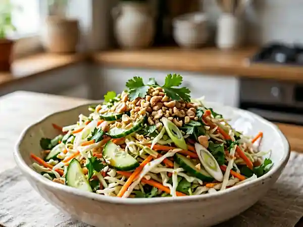Salade chinoise croquante et facile à préparer - Photo de présentation