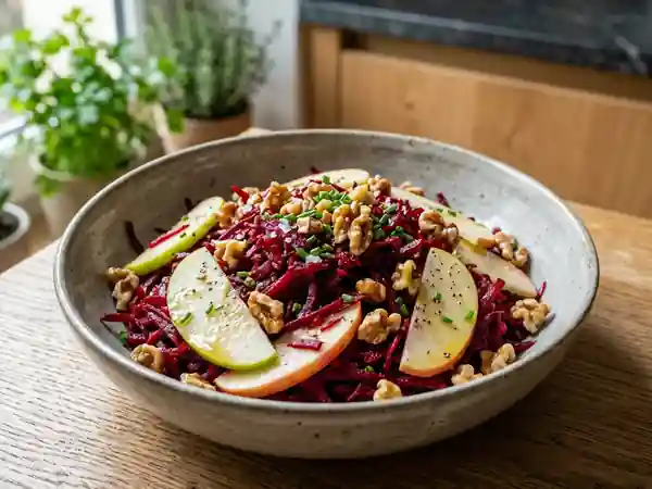 Salade de betterave aux éclats de noix - Photo de présentation