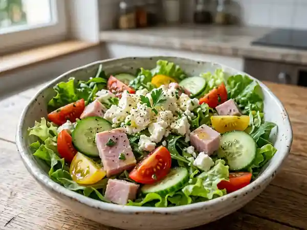 Salade Croquante Feta et Jambon - Photo de présentation
