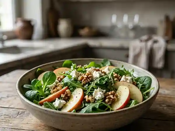 Salade d'automne gourmande et facile à préparer - Photo de présentation