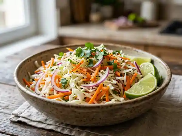 Salade de chou chilienne fraîche et croquante - Photo de présentation