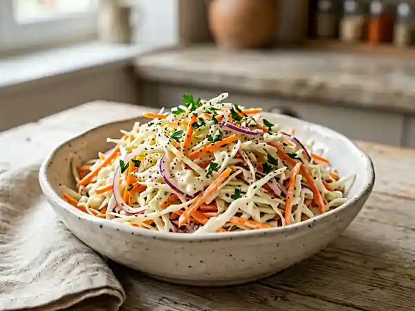Salade de chou ultra-croquante et onctueuse - Photo de présentation