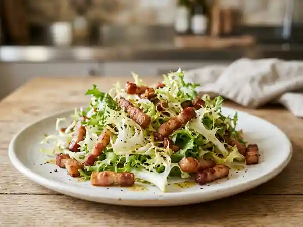 Frisée croquante aux lardons fumés - Photo de présentation