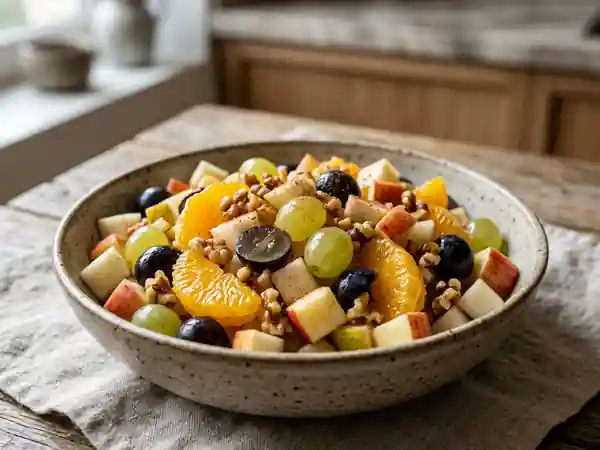 Salade automnale au Porto et éclats de noix - Photo de présentation