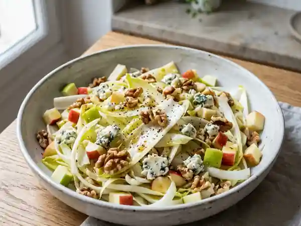 Salade d'endives croquante au bleu et miel - Photo de présentation