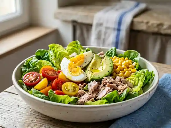 Salade Dominique fraîche et gourmande : recette facile et rapide - Photo de présentation
