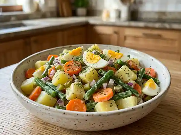Salade flamande croquante et crémeuse - Photo de présentation