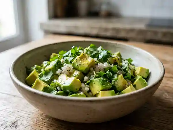 Avocat fondant au citron vert et coriandre - Photo de présentation