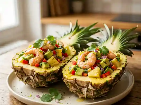 Salade Tropicale Crevettes et Avocat Fondant - Photo de présentation