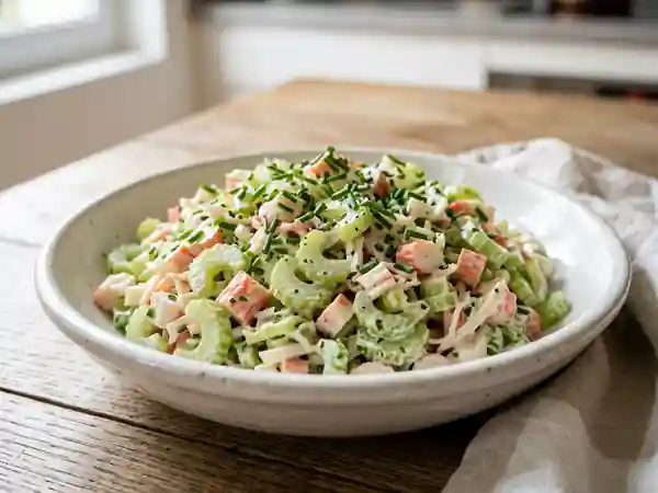 Salade fraîcheur de céleri au surimi - Photo de présentation