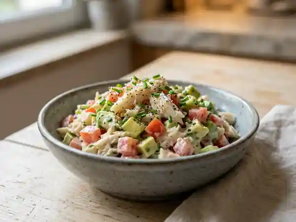 Salade fraîcheur de crabe façon cocktail - Photo de présentation
