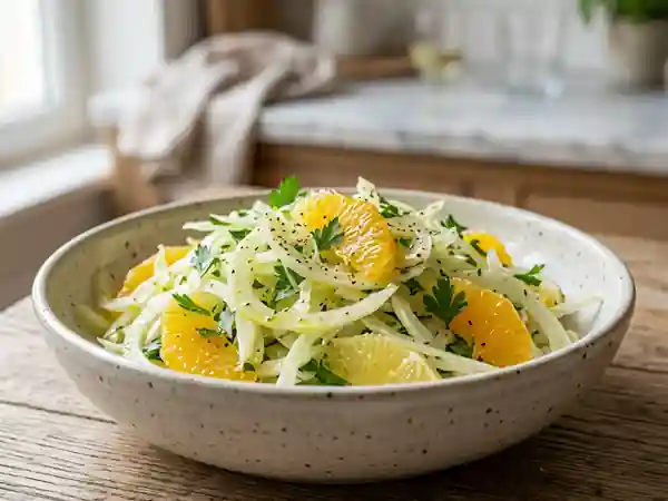 Salade fraîcheur de fenouil croquant aux agrumes - Photo de présentation